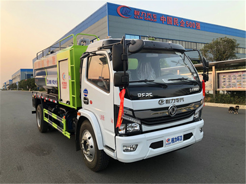 國(guó)六東風(fēng)大多利卡聯(lián)和疏通車污罐7.7方 清水2.7方